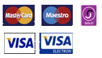 Mastercard, Maestro, Solo, Visa